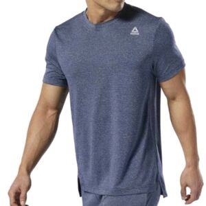 REEBOK Men's Speedwick Navy short sleeve crew neck tee, size M, NWT